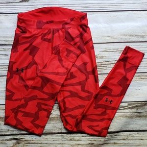 ❌SOLD❌Under Armour Coldgear leggings red Small